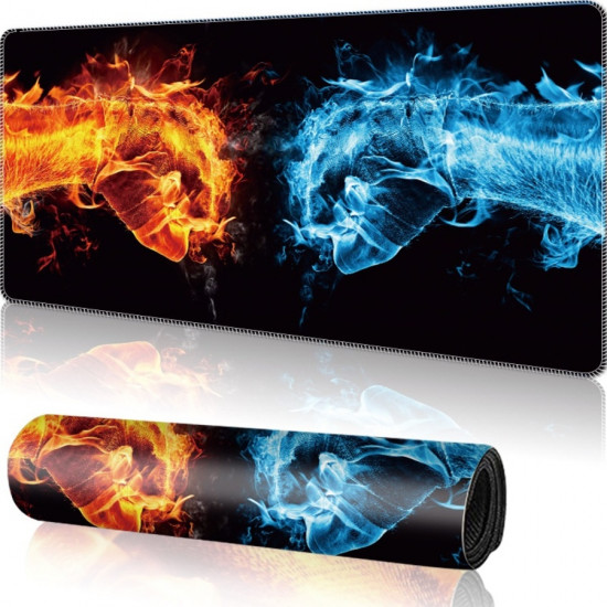 Коврик для мыши и клавиатуры «Ярость огня и льда»