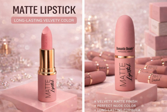 Помада для губ «Matte Lipstick» тон Perfect Nude