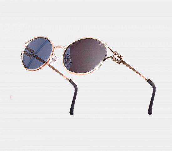 Солнцезащитные очки овальные однотонные