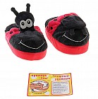 Тапочки-зверушки женские «Божья коровка»