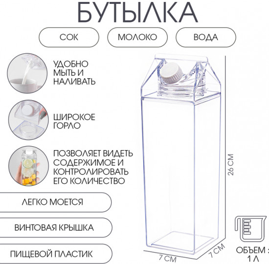 Бутылка для напитков «Пакетик»