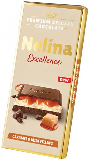 Шоколад молочный с молочно-карамельной начинкой Premium Excellence «Caramel and Milk Filling»