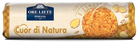 Печенье злаковое  с имбирем и лимоном «E Zenzero»