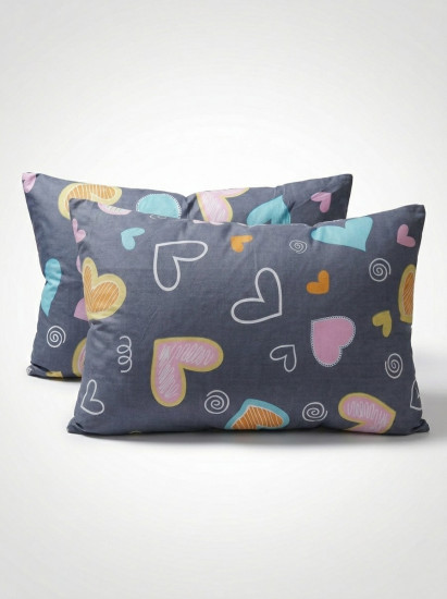 Комплект наволочек «Сердечки»