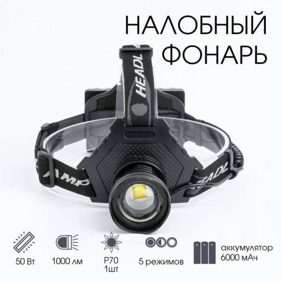 Фонарь налобный