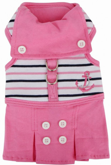 Платье-шлейка для собак «Морячок»