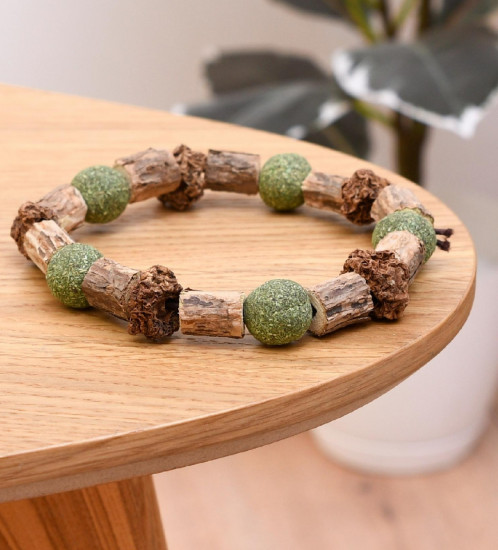 Игрушка-бусы для кошек с мататаби и шариками кошачьей мяты «Мия»