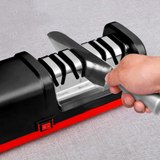 Ножеточка электрическая универсальная четырехэтапная