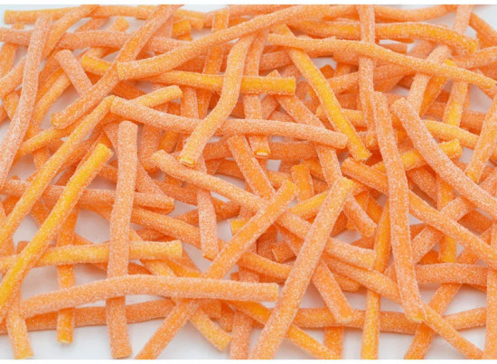 Жевательный мармелад кислый со вкусом манго «Палочки короткие»