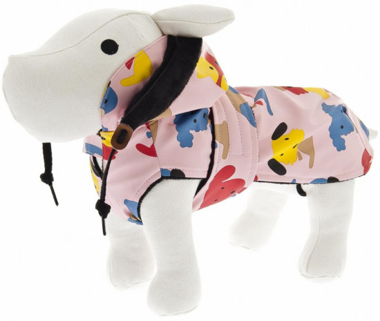 Плащ-дождевик для собак утепленный «Собачки»