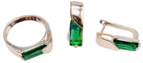 Комплект украшений с фианитом