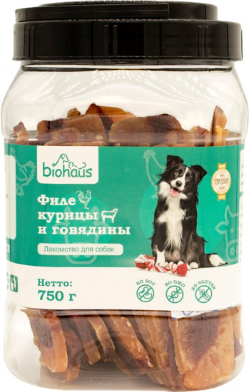 Лакомство для собак «Филе курицы и говядины»