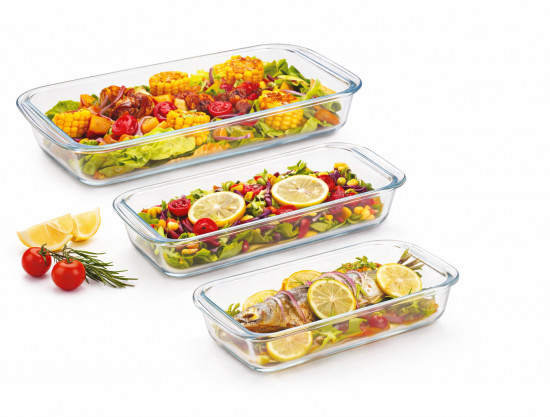 Набор стеклянных форм для запекания