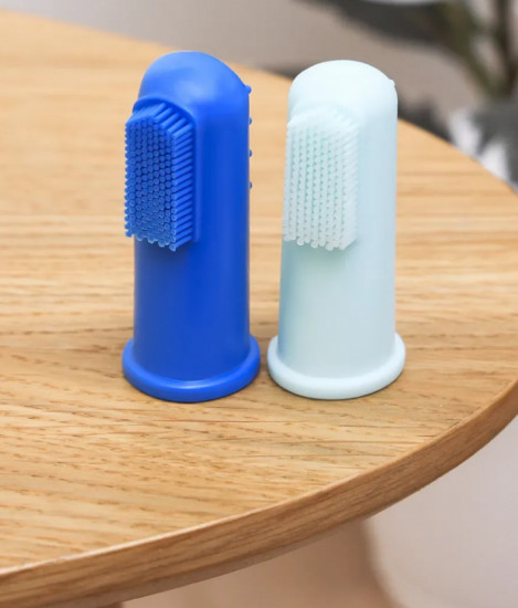 Комплект зубных щеток для собак и кошек на палец «Смайл»