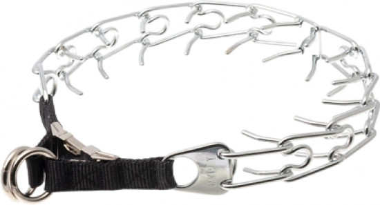 Ошейник для собак строгий с пряжкой и разворотной пластиной