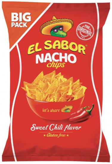 Кукурузные чипсы «Nacho Chips Chili. Начос со вкусом перца чили»