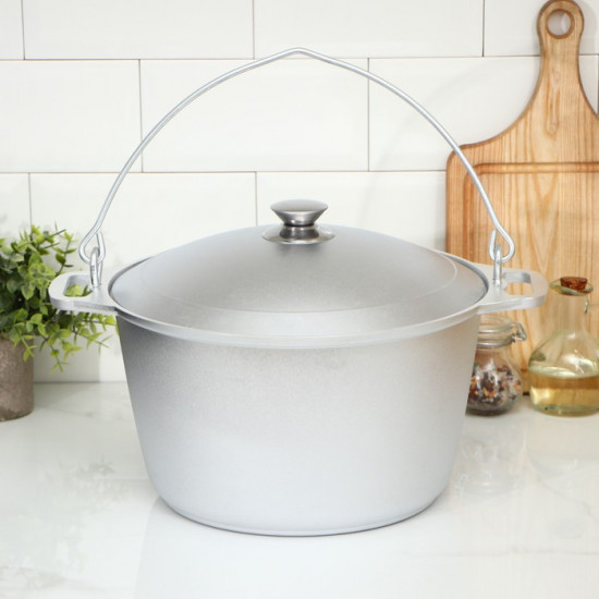 Котелок походный с крышкой