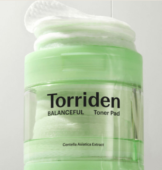 Успокаивающие тонер-пэды с комплексом центеллы и LHA-кислотой «Balanceful Cica Toner Pad»