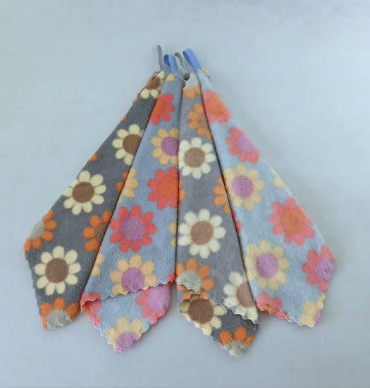 Набор мягких салфеток из микрофибры «Цветочный уют»