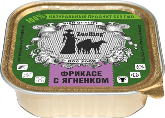 Паштет для собак «Фрикасе с ягненком»