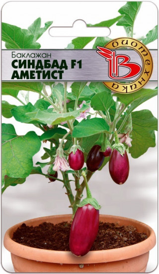 Семена баклажана «Синдбад F1 Аметист»