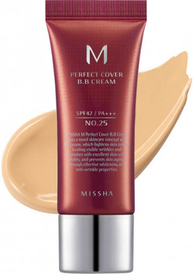 ВВ-крем для лица «M Perfect Cover BB Cream» SPF 42, оттенок 25