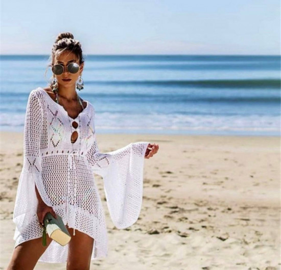 Туника-платье женское пляжное