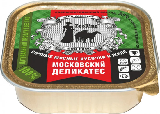 Консервы для собак «Московский деликатес»