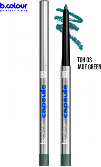 Карандаш для глаз гелевый автоматический, оттенок 03 Jade green