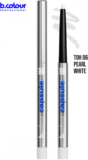 Карандаш для глаз гелевый автоматический, оттенок 06 Pearl white