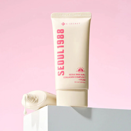 Солнцезащитный крем для лица «Seoul 1988 Sun Collagen+Plum» SPF 50+ PA++++