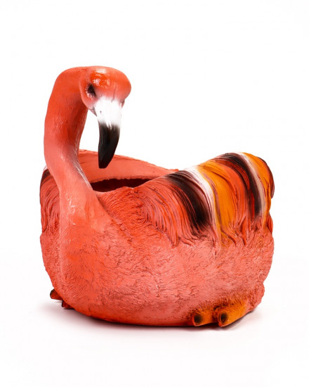 Фигурное кашпо «Фламинго»