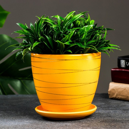 Горшок цветочный с поддоном «Магнолия»