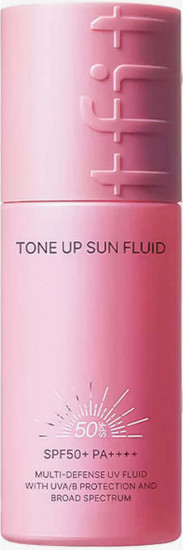 Флюид солнцезащитный с эффектом сияния и выравнивания тона Tone Up Sun Fluid SPF50