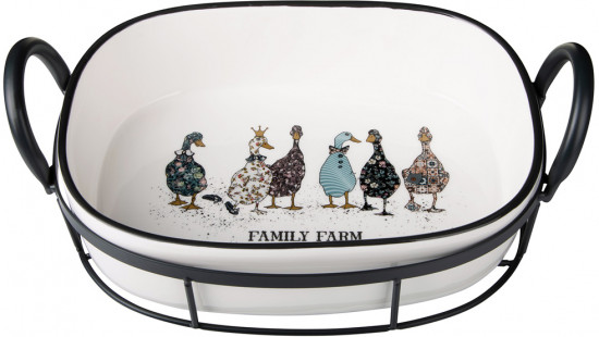 Блюдо на подставке «Family farm»