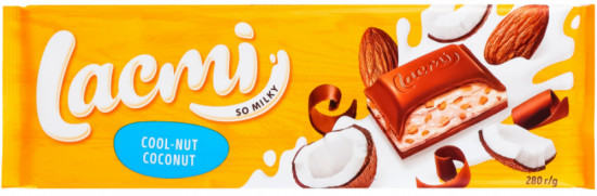 Шоколад молочный с миндалем и кокосом «Cool-Nut-Coconut»