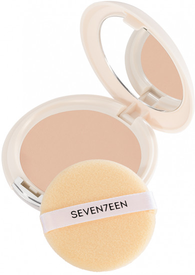 Компактная шелковая пудра для лица «Natural Silky Compact Powder», оттенок 05 Ириска