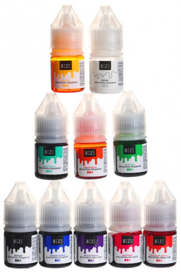 Гелевые водорастворимые красители