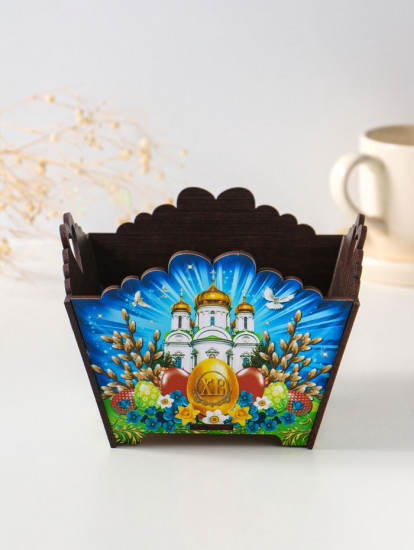 Подставка под кулич «Пасхальный храм»