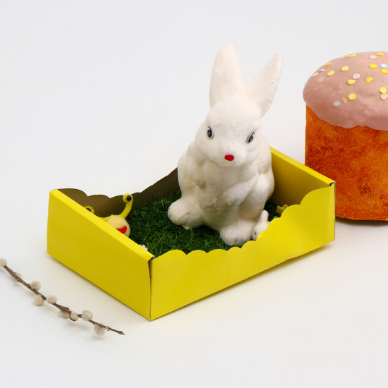 Пасхальный декор «Зайчик на травке»