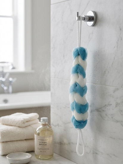 Мочалка для тела плетеная