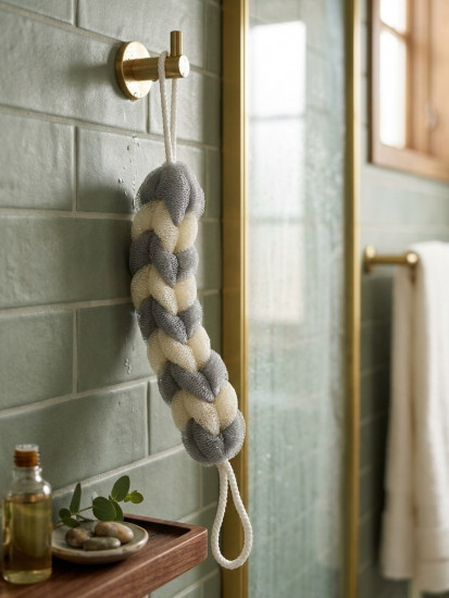 Мочалка для тела плетеная