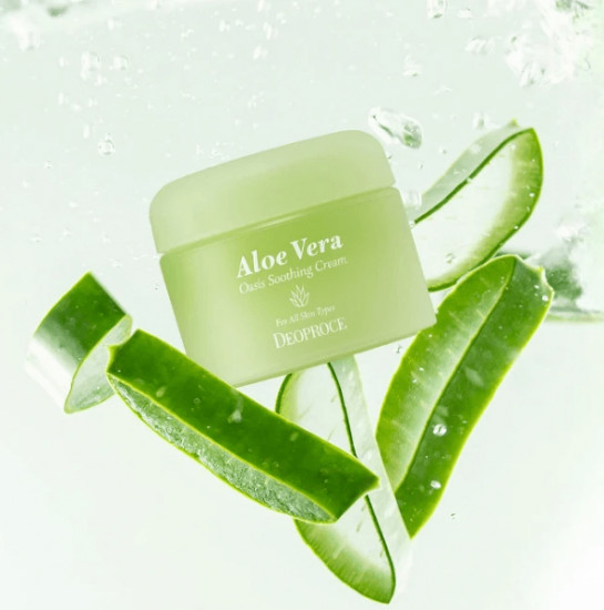 Успокаивающий увлажняющий крем для лица c алоэ вера «Aloe Vera Oasis Soothing Cream»