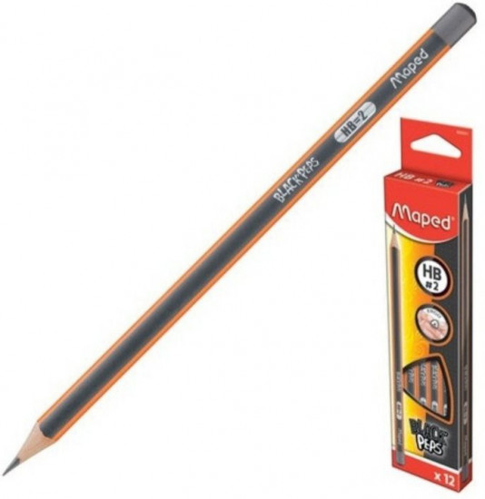 Набор карандашей с ластиком