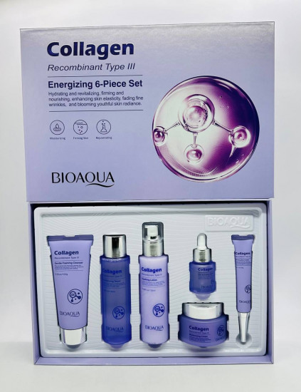 Набор для ухода за лицом с коллагеном «6 в 1»