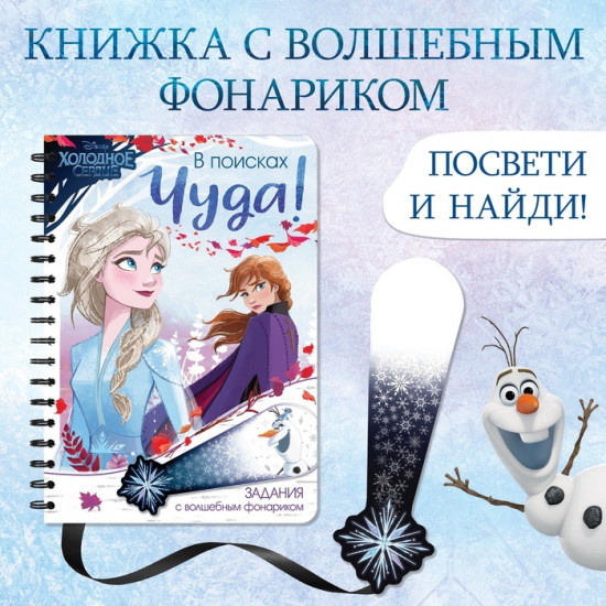 Книга с фонариком «В поисках чуда!»