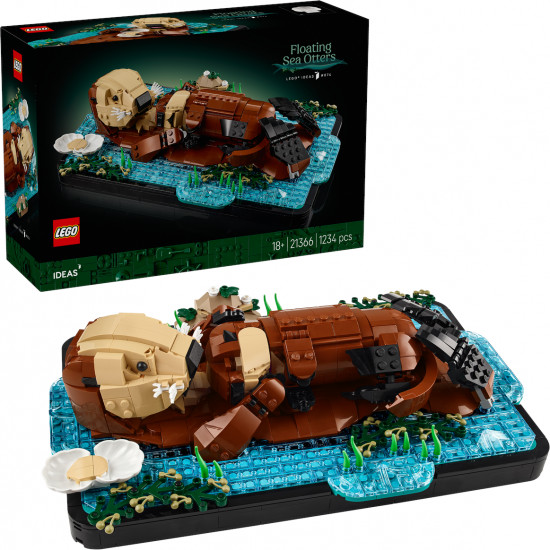 Конструктор LEGO® 21366 Плавающие морские выдры