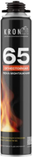 Профессиональная монтажная пена огнестойкая B1
