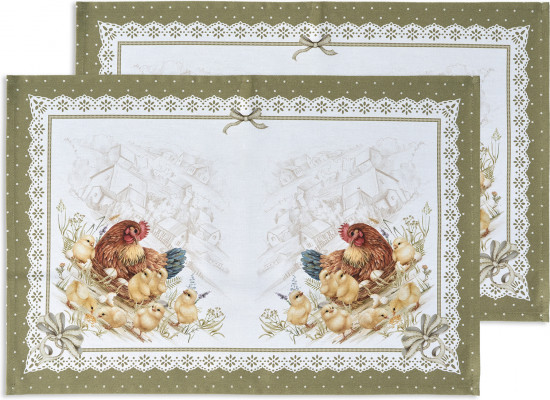 Набор полотенец «Золотая курочка»