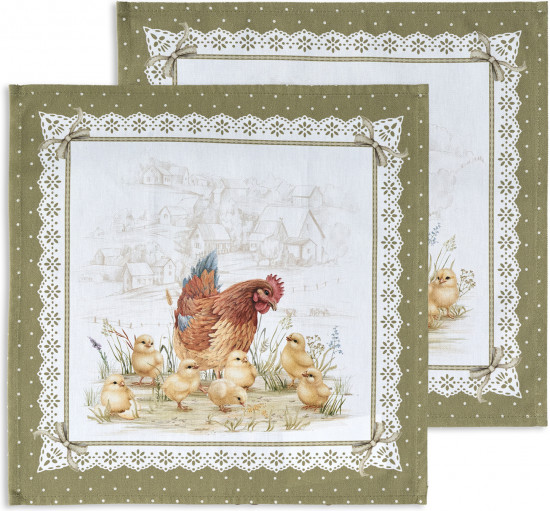 Набор салфеток «Золотая курочка»